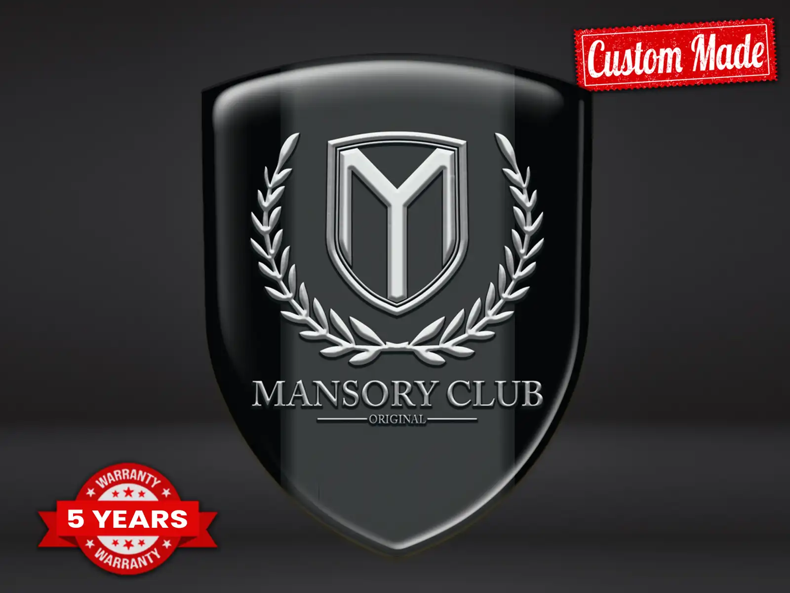Mansory Abzeichen Auto Pro Max Robust Stilvoll Performance